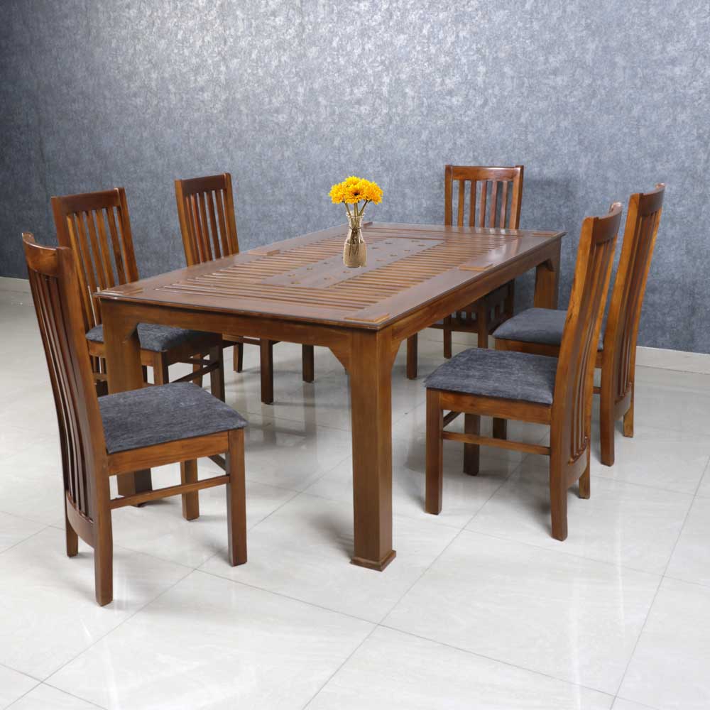 Buy Dining table Designs | Buy 6 Seater dining set online | Classic